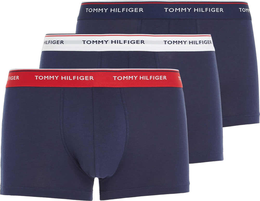 Tommy Hilfiger Herren Boxershorts (3er Pack) S Mehrfarbig (Multi / Peacoat), S Mehrfarbig (Multi / P