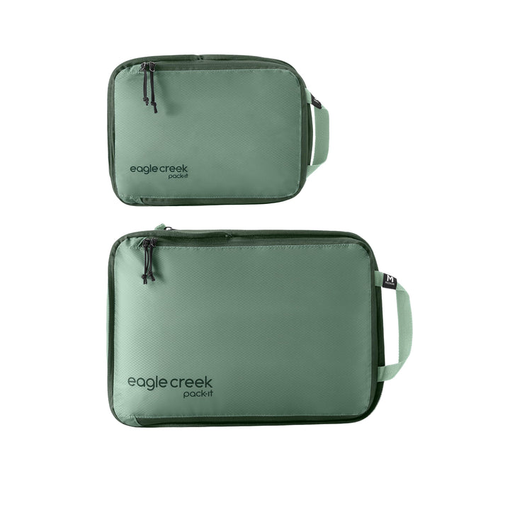 Eagle Creek Pack-It Isolate Kompressions-Packwürfel Set S/M I Ultraleichtes 2er Set I Bis zu 70% wen