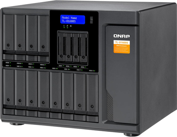 Qnap TL-D1600S 16 Bay Desktop JBOD Speichergehäuse