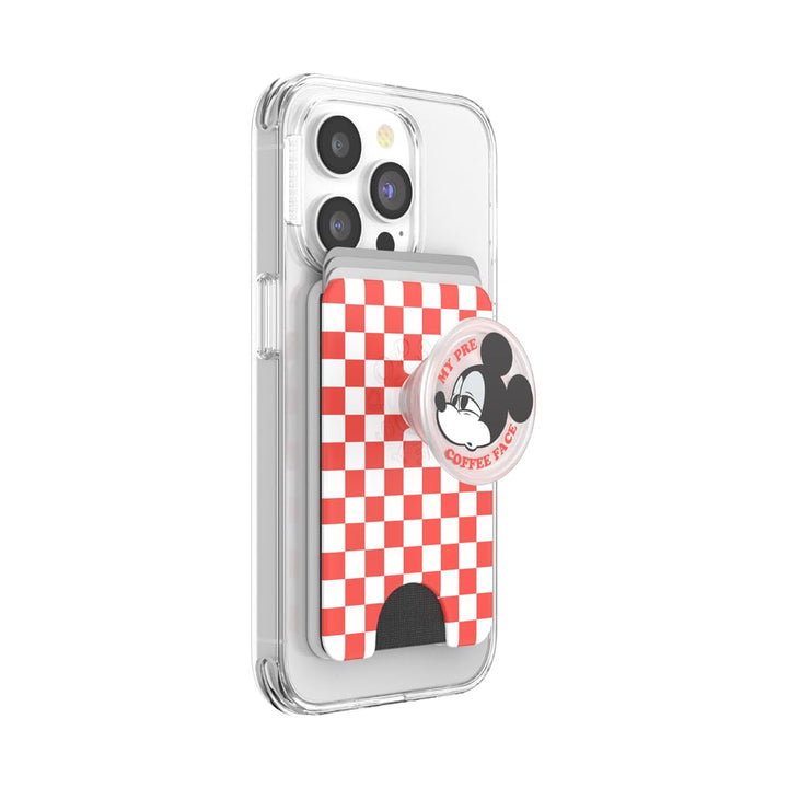 PopSockets Telefon-Geldbörse mit erweitertem Griff und Adapterring für MagSafe, Telefonkartenhalter,
