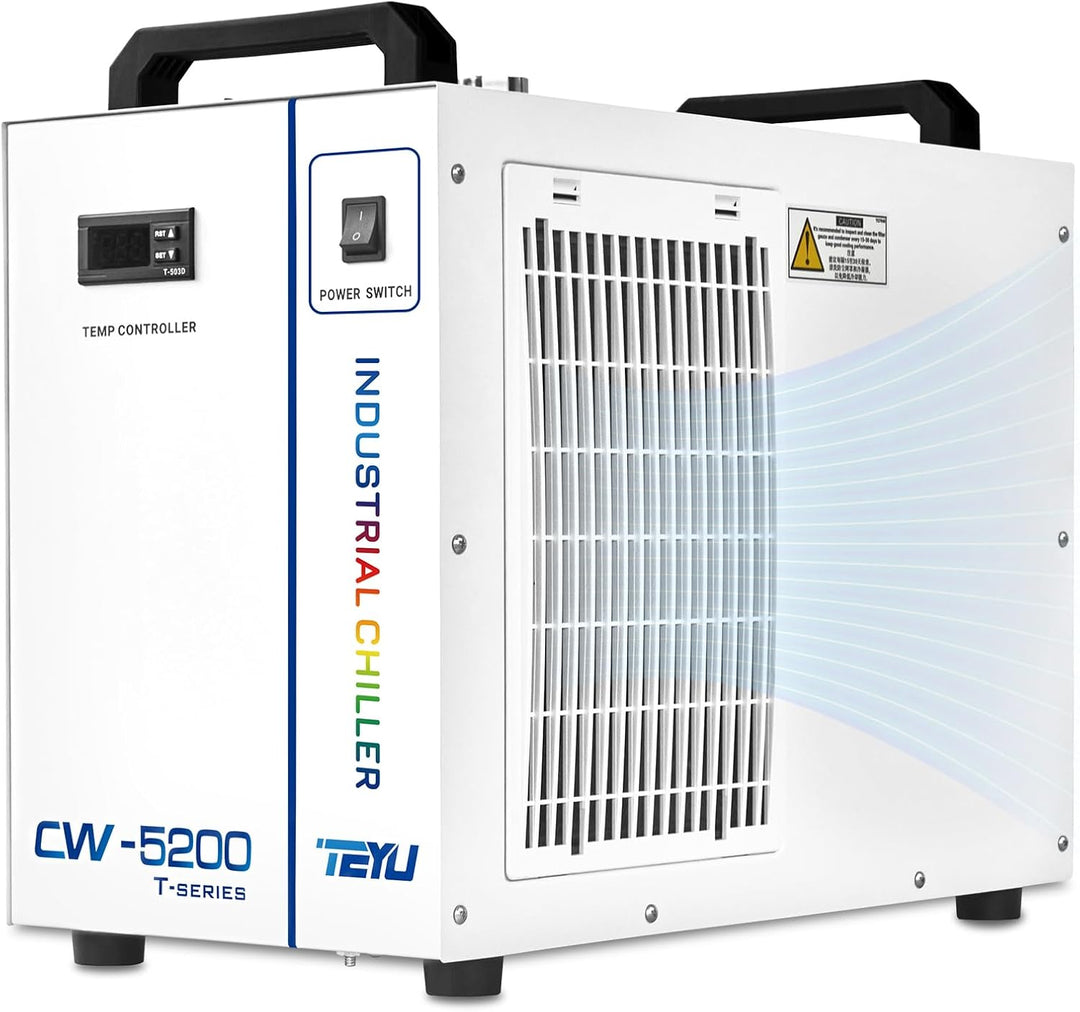 Cloudray CW-5200 Wasserchiller 6L Industrieller Wasserkühler für CO2 Lasergravierer & Schneidemaschi