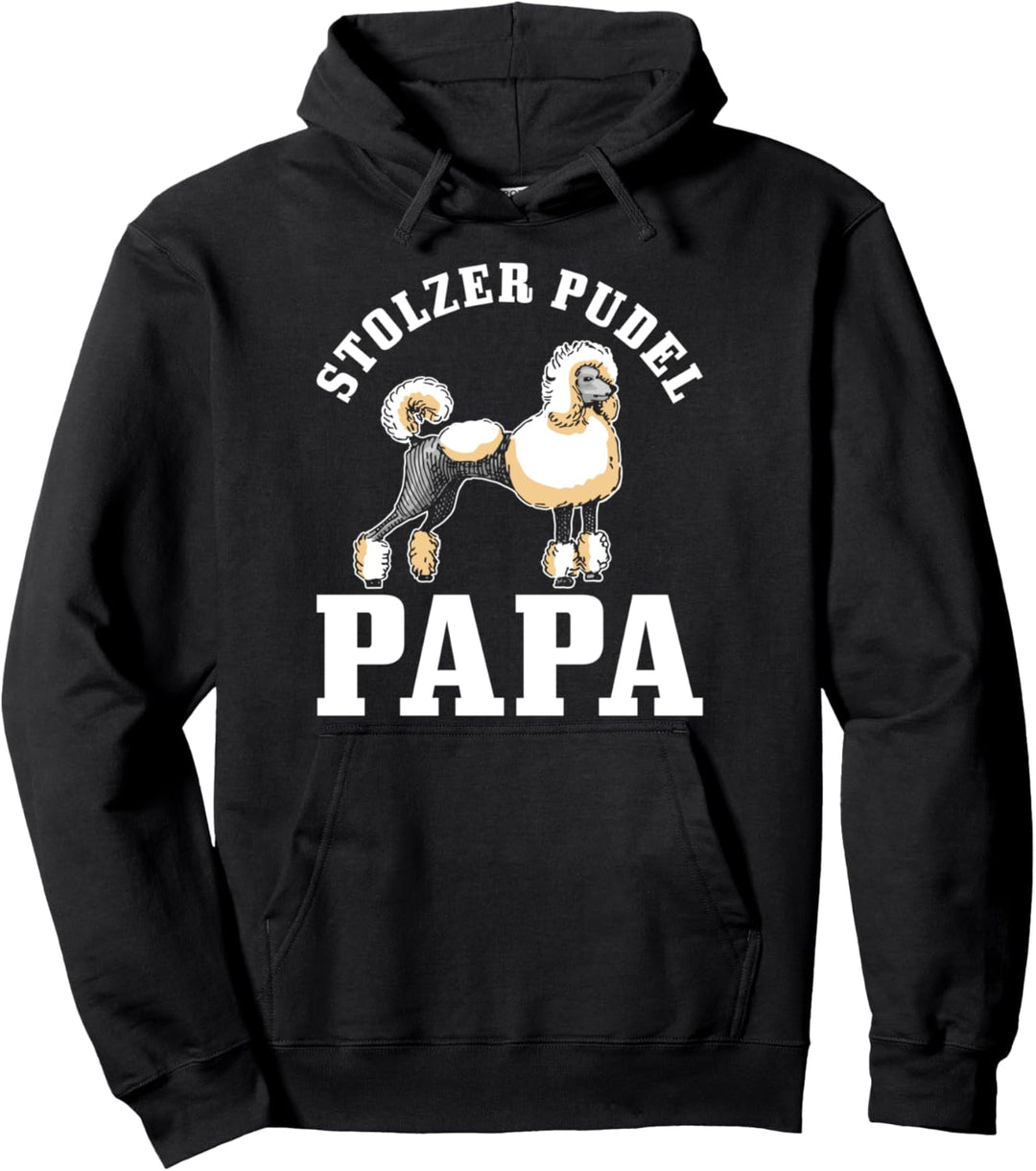Stolzer Pudel Papa Herren Geschenk Pudel Pullover Hoodie