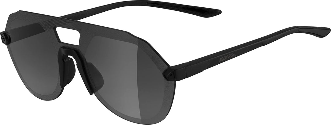 ALPINA Unisex Sonnenbrille Sonnenbrille (1er Pack) Einheitsgrösse Ganz Schwarz Matt, Einheitsgrö