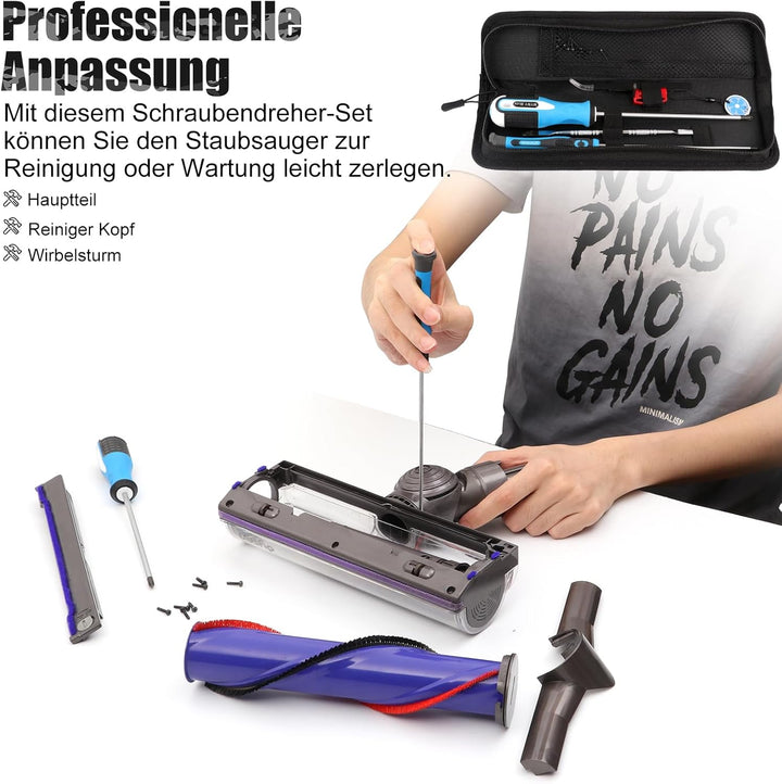 Speziell Angefertigtes Schraubendreher-Set für Dyson V6 V7 V8 V10 V11 V15 Staubsauger - Schraubendre