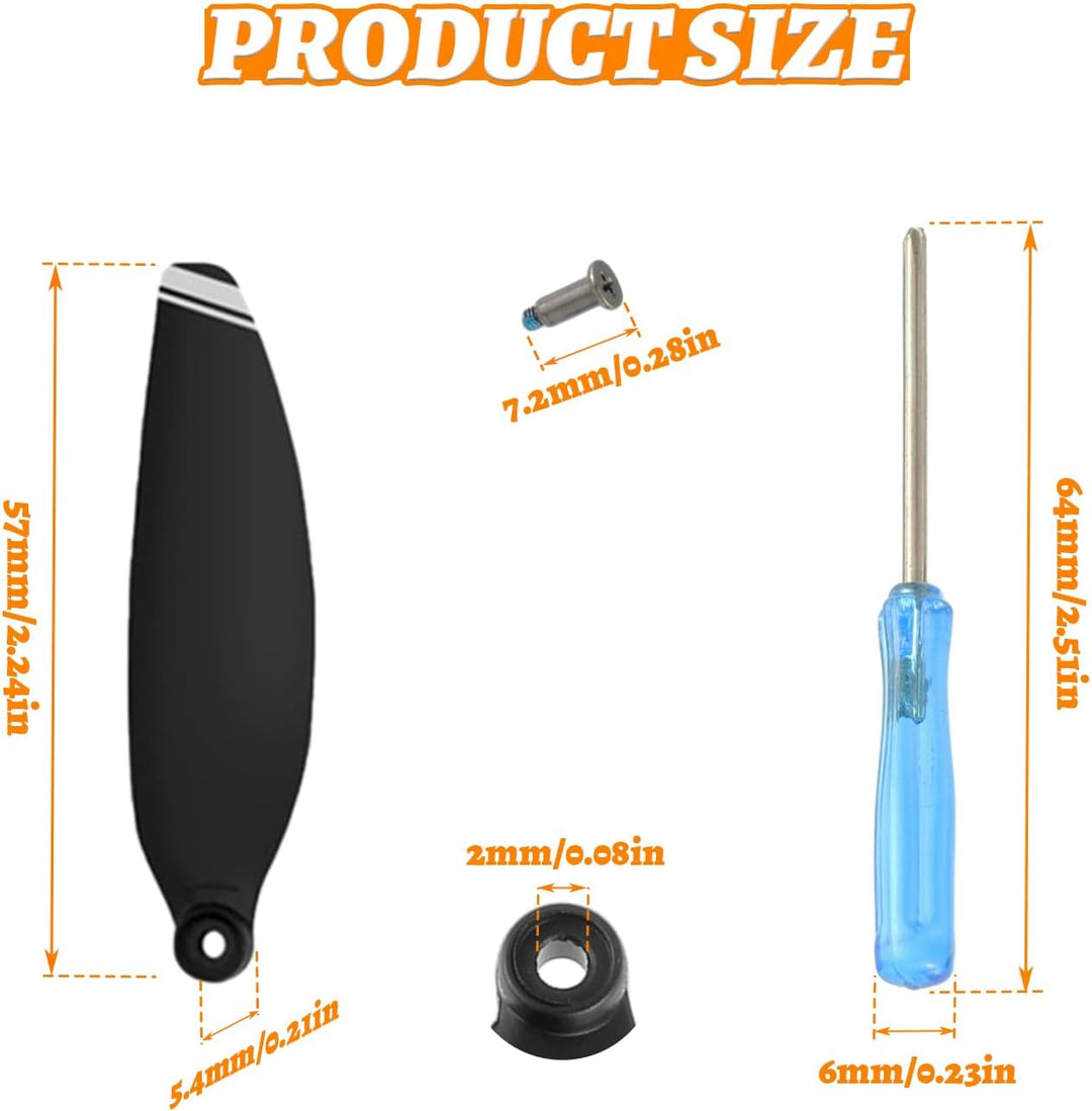 24Pcs Propeller für DJI Mini 4K, Mini 2 SE/ 2/ SE, Drohnen Ersatzpropeller Luftschrauben Set mit Sch