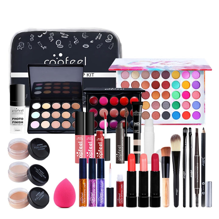 FantasyDay Multifunktions Exquisite Make-up Geschenkset Kosmetik Schmink Kit für Gesicht, Augen und