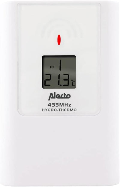 Alecto WS-2300 Funk Wetterstation - Kabelloser Sensor - Innen und Aussentemperatur - Hygrometer - We