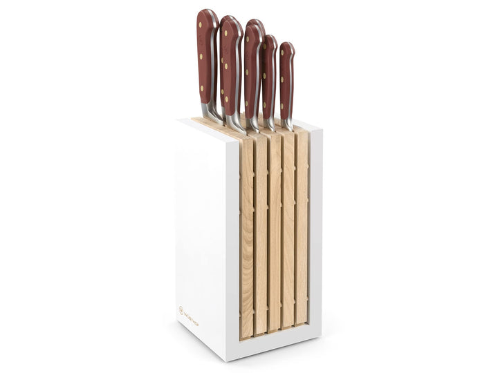 WÜSTHOF Classic Messerblock mit 7 Messern, Tasty Sumac (Dunkel-Rot), Tasty Sumac