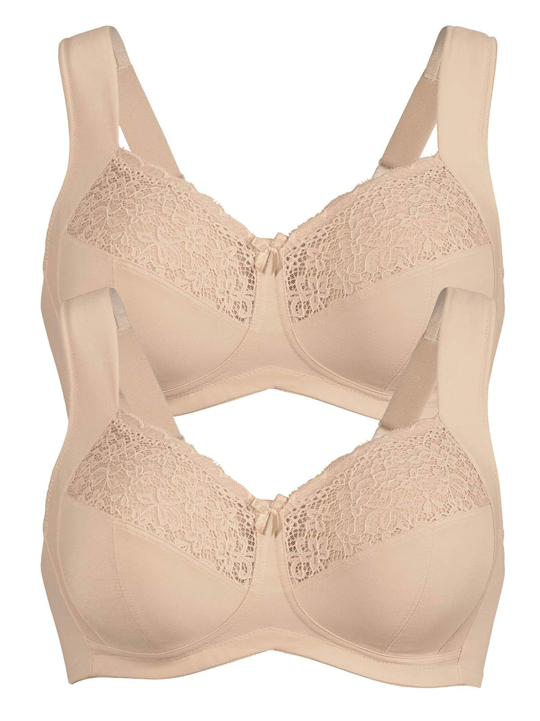 Anita 2er Pack Entlastungs BH ohne Bügel Havanna 5813 85H Desert, 85H Desert