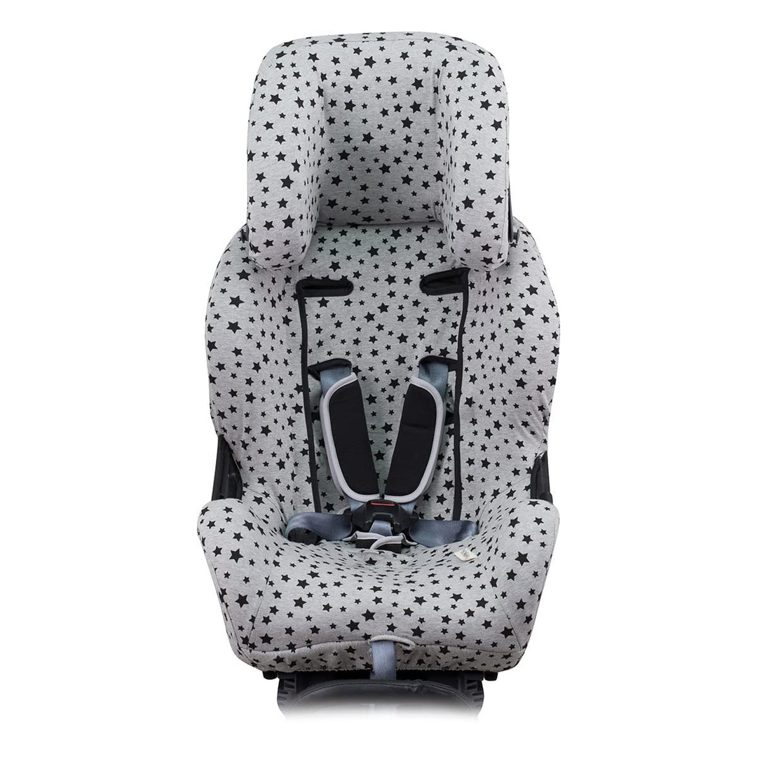 JYOKO Kids Bezug kompatibel mit Klippan Kiss 2, Klippan Kiss 2 Plus (Black Star), Black Star