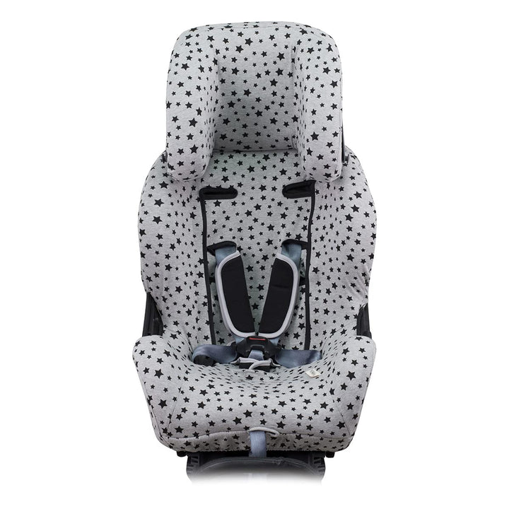 JYOKO Kids Bezug kompatibel mit Klippan Kiss 2, Klippan Kiss 2 Plus (Black Star), Black Star