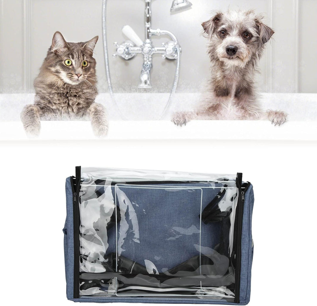 Sorandy Haustier-Vernebler, Nest, Katze, Hund, Zerstäubungsbox, Sauerstoffkammer, Zusammenklappbar,