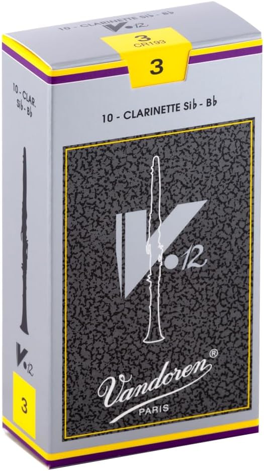 VANDOREN CR193 Blätter für Klarinette, holz, strength 3 Strength 3 Single, Strength 3 Single