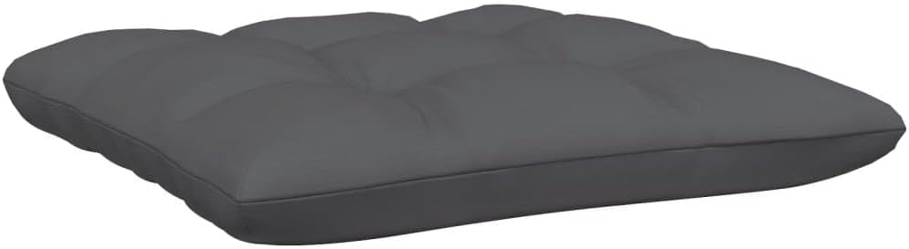 vidaXL 2-Sitzer-Gartensofa mit Kissen Grau Massivholz Kiefer