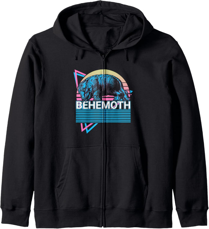 Behemoth Retro jüdische Mythologie hebräisch Kapuzenjacke