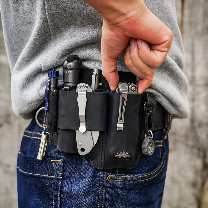 VIPERADE ST1 Multitool Scheide Lederscheide,EDC Taschen Organizer für Herren für Leatherman Multitoo