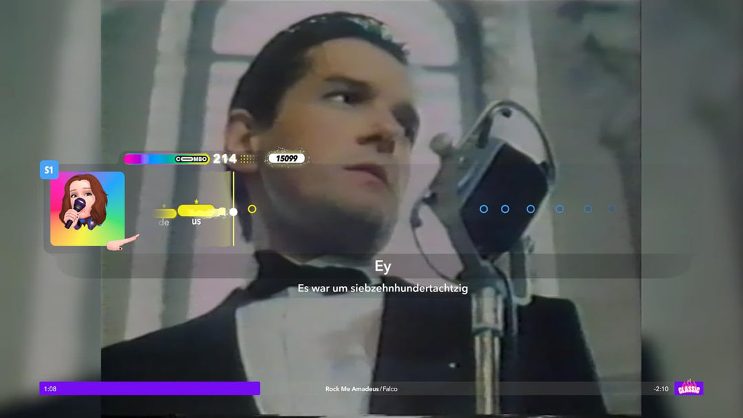 Let's Sing 2025 German Version (+ 2 Mics) (Nintendo Switch) Nintendo Switch Spiel + 2 Mikrofone, Nin