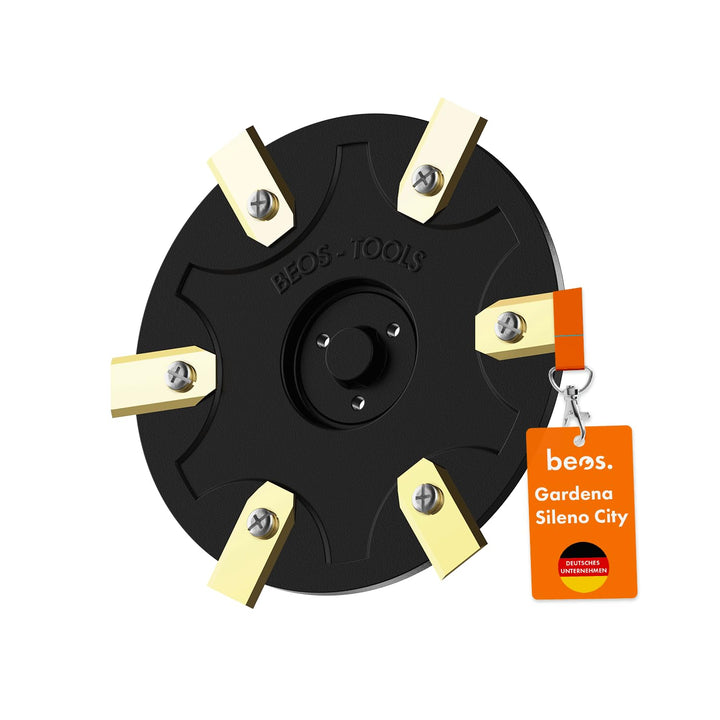 BEOS® Premium Mähroboter Tuning - Drehscheibe kompatible mit Gardena City - Messerteller für 6X Klin