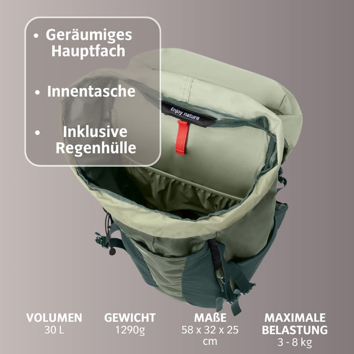 VAUDE Brenta 30 Wanderrucksack Einheitsgrösse Agave, Einheitsgrösse Agave