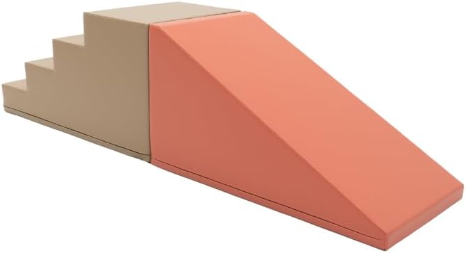 IGLU Rutsche Set XXL Softbausteine Schaumstoffbausteine Riesenbausteine (Pastel Autumn), Pastel Autu