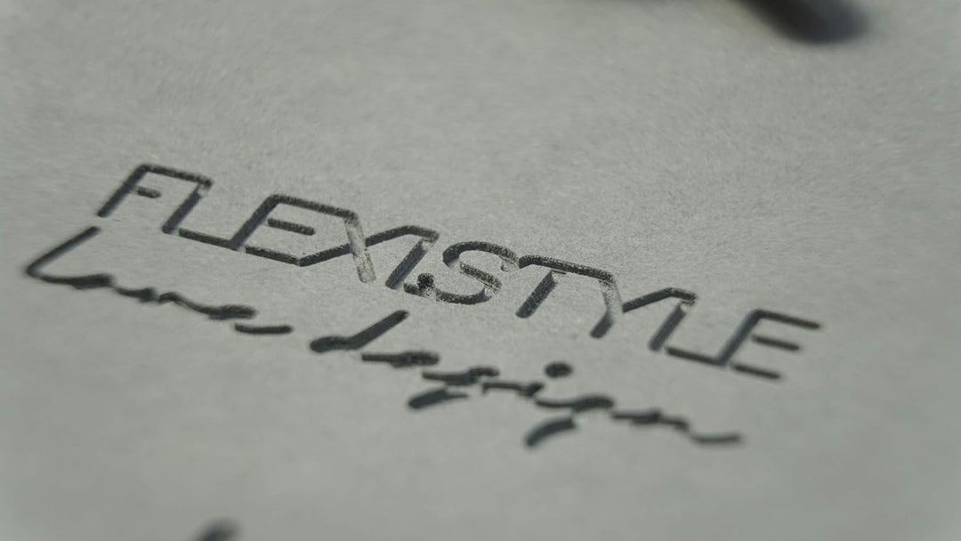 FLEXISTYLE Wanduhr ohne tickgeräusche ECO 30cm, Wohnzimmer, Schlafzimmer, in Europa hergestellt (Gra