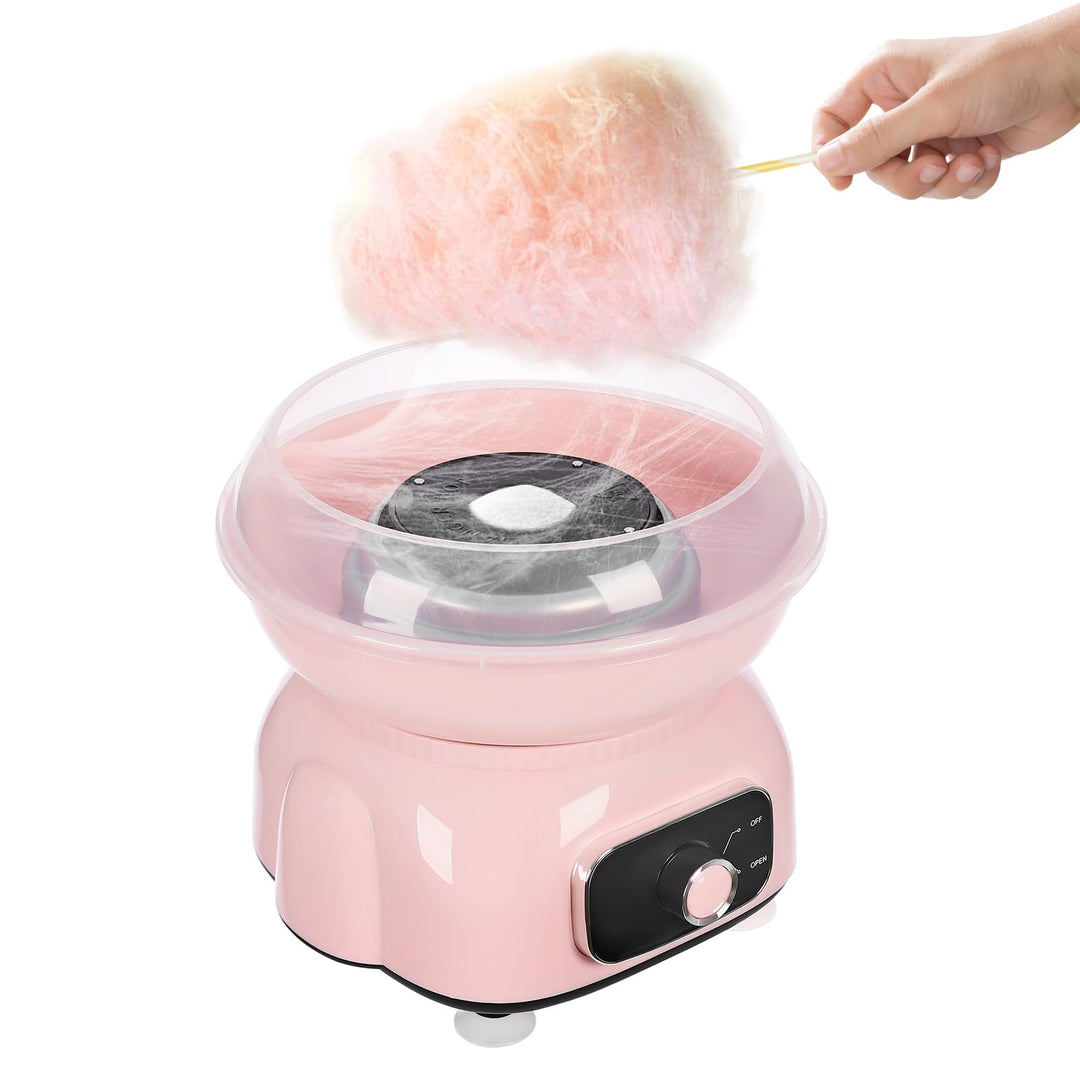 Zuckerwattemaschine, Zuckerwatte Maschine mit Stäbchen und Messlöffel, Zuckerwatte für Kinder Party,