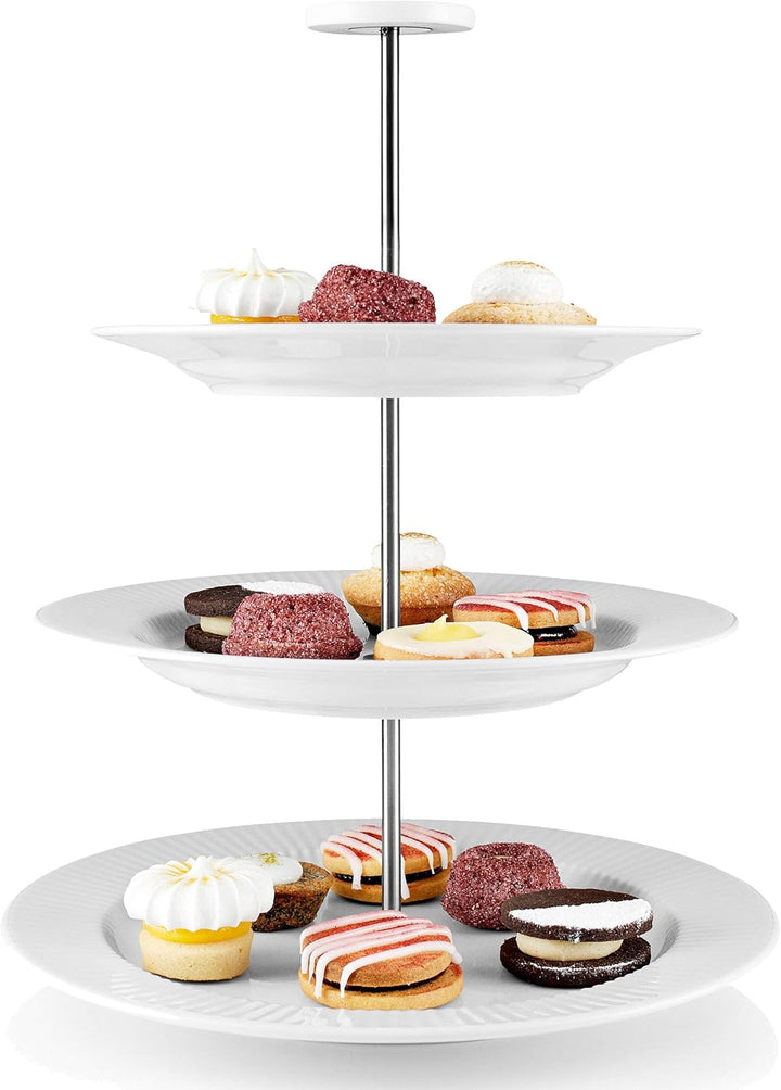 EVA-TRIO | Etagere Legio Nova | Dreistöckige Etagere, bestehend aus drei Legio Nova-Tellern | White