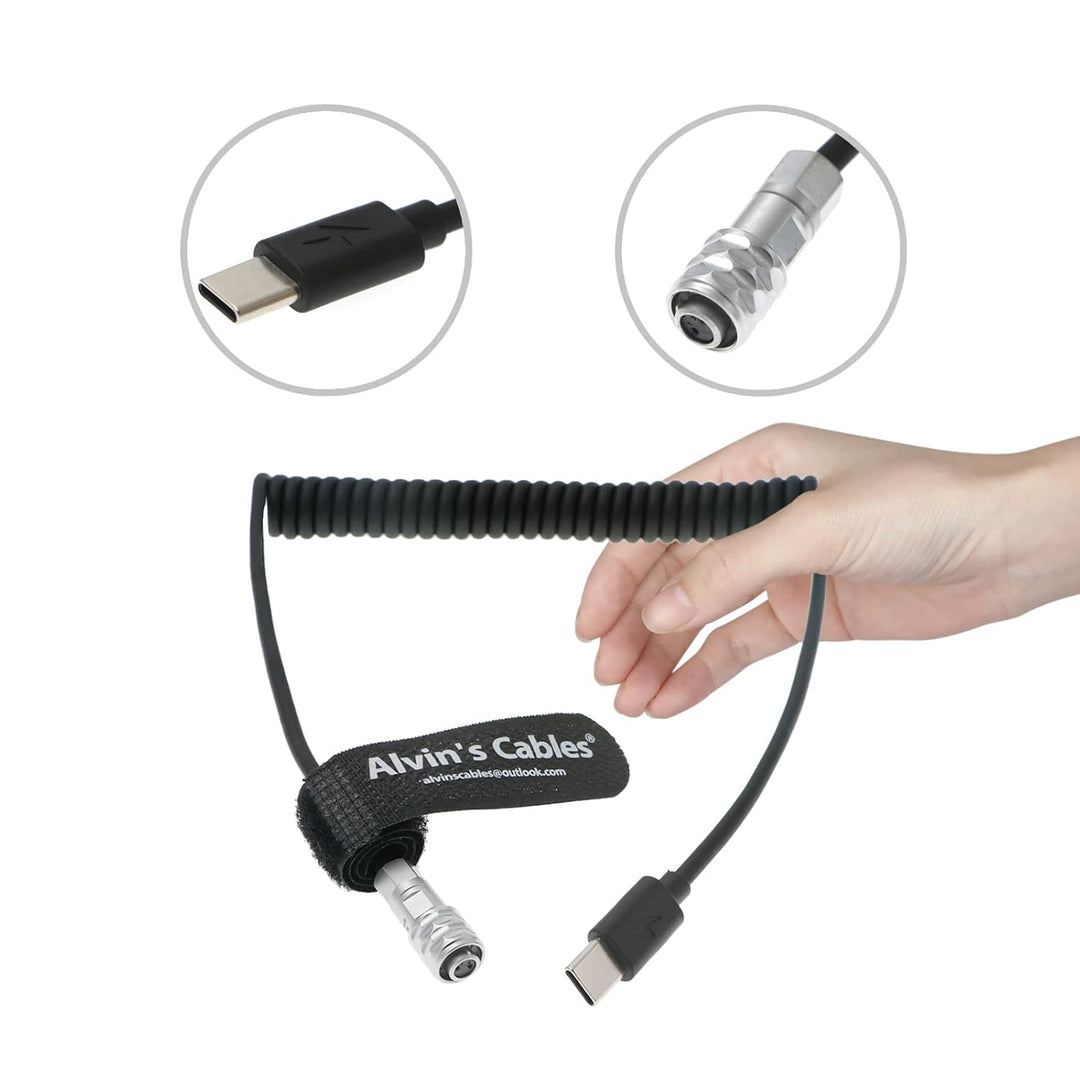 BMPCC-4K|6K Flexibles Stromkabel für Blackmagic-Pocket-Cinema-Camera von USB-C Typ-C PD-Power-Bank A