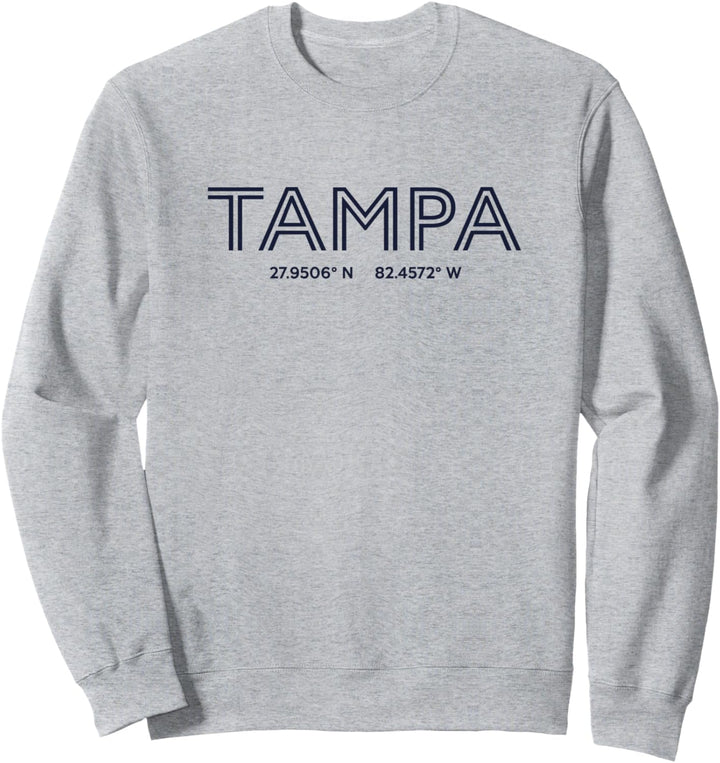 Koordinaten der USA-Stadt - US Tampa Sweatshirt