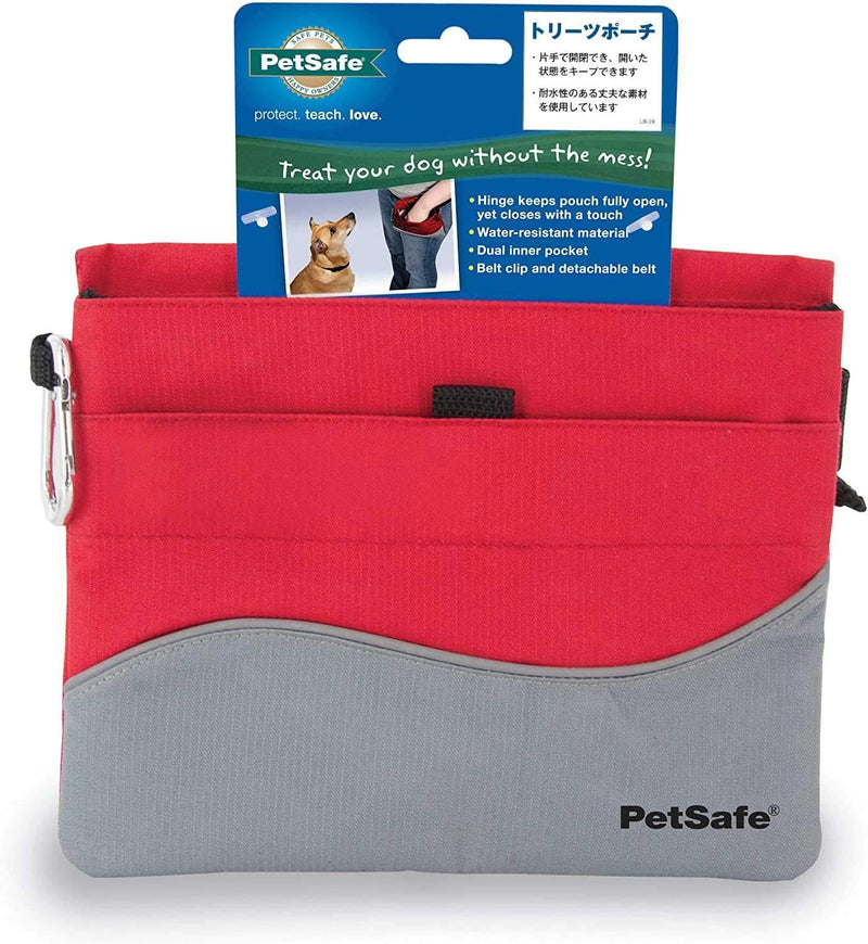 PetSafe 74145 GL Treat Pouch Red - Tasche für Leckereien Rot Sport, Rot Sport