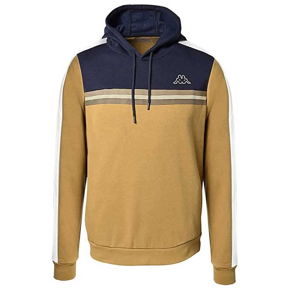 Kappa Herren Imagin Active Man Sweatshirt S Braun/Blau, S Braun/Blau