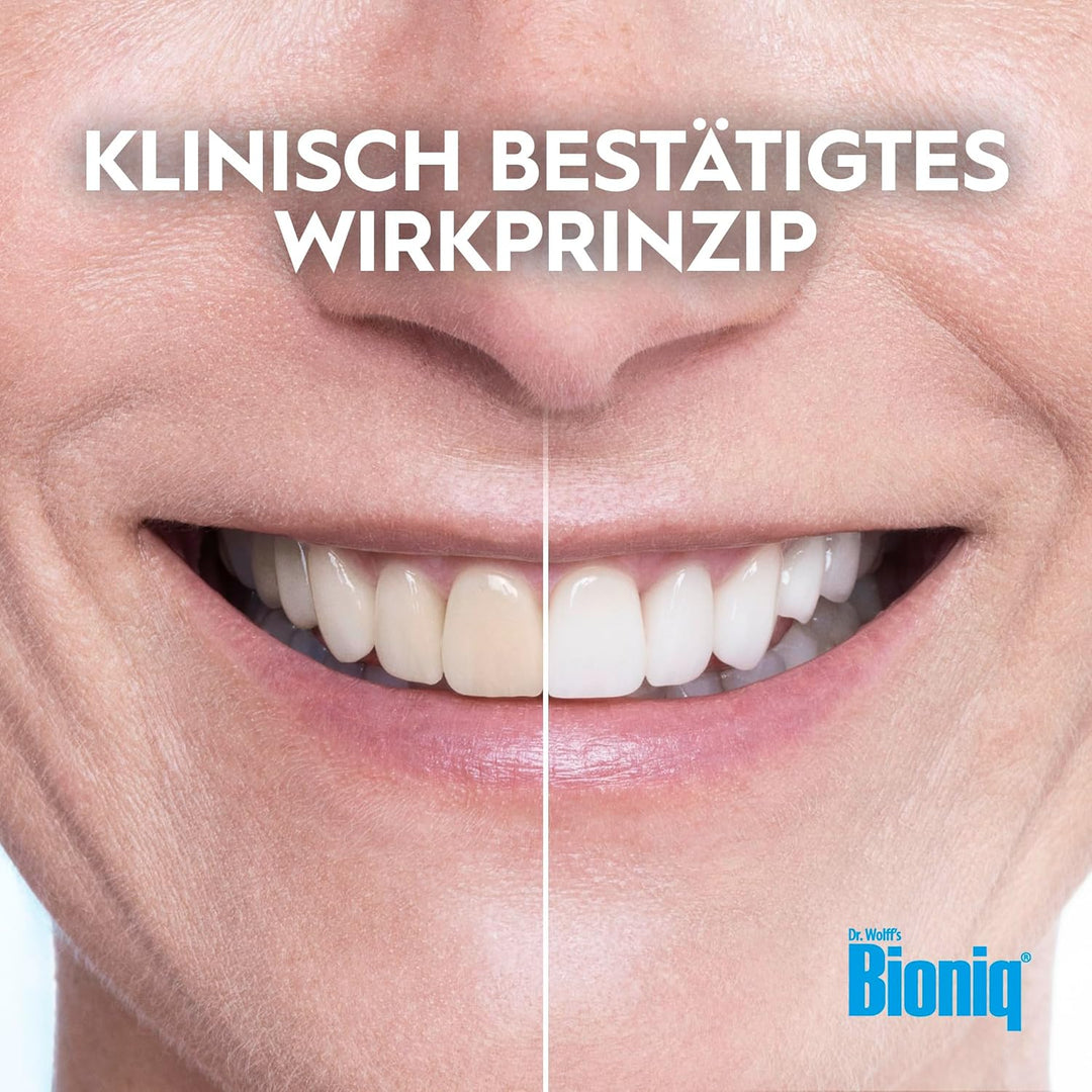 Bioniq® White Filler Zahnpasta - 4 x 75 ml – Sanfte Whitening-Zahncreme mit Hydroxylapatit, schützt