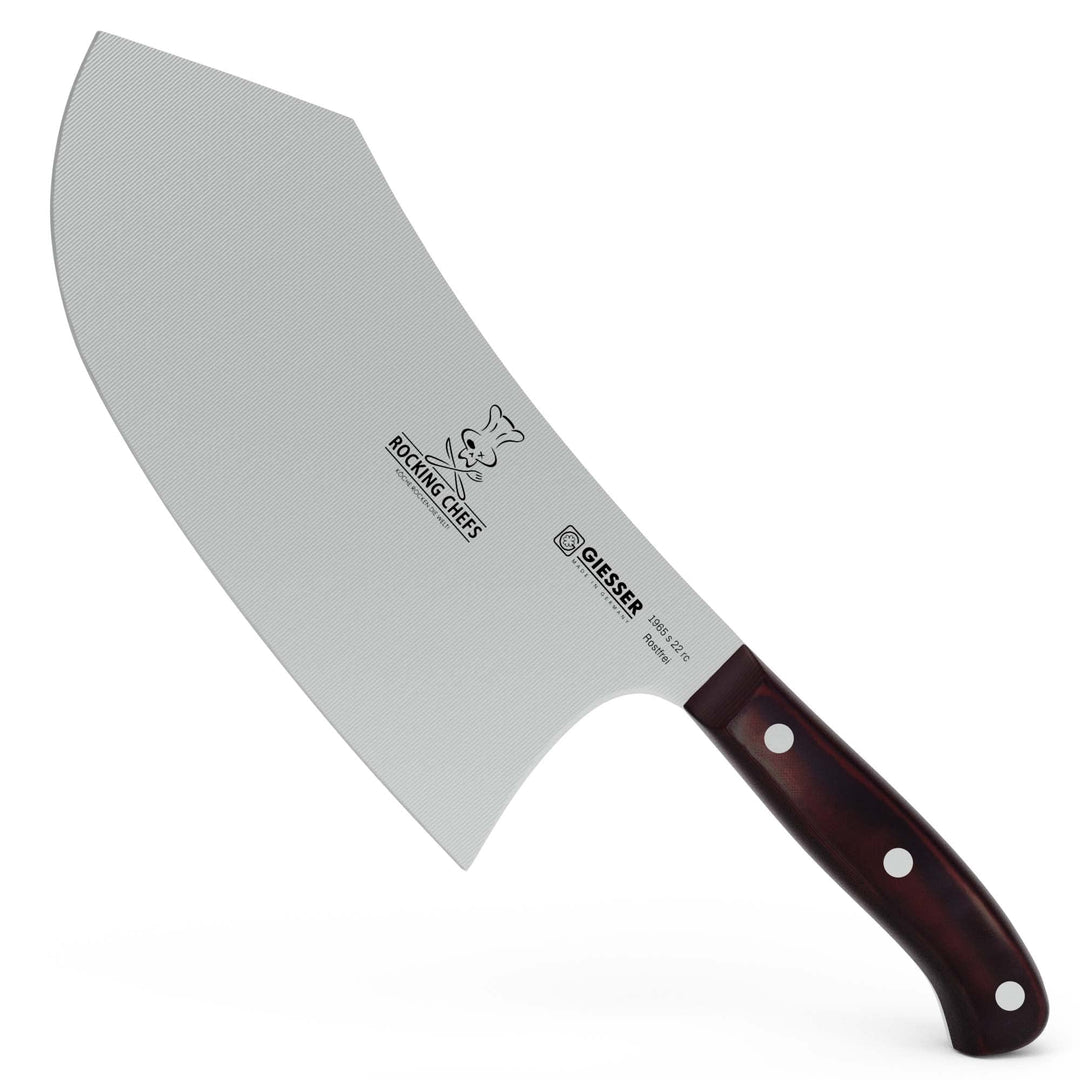 GIESSER seit 1776 - Made in Germany - Hackbeil 22 cm Rocking Chefs, PremiumCut Butcher No 1, Chinesi