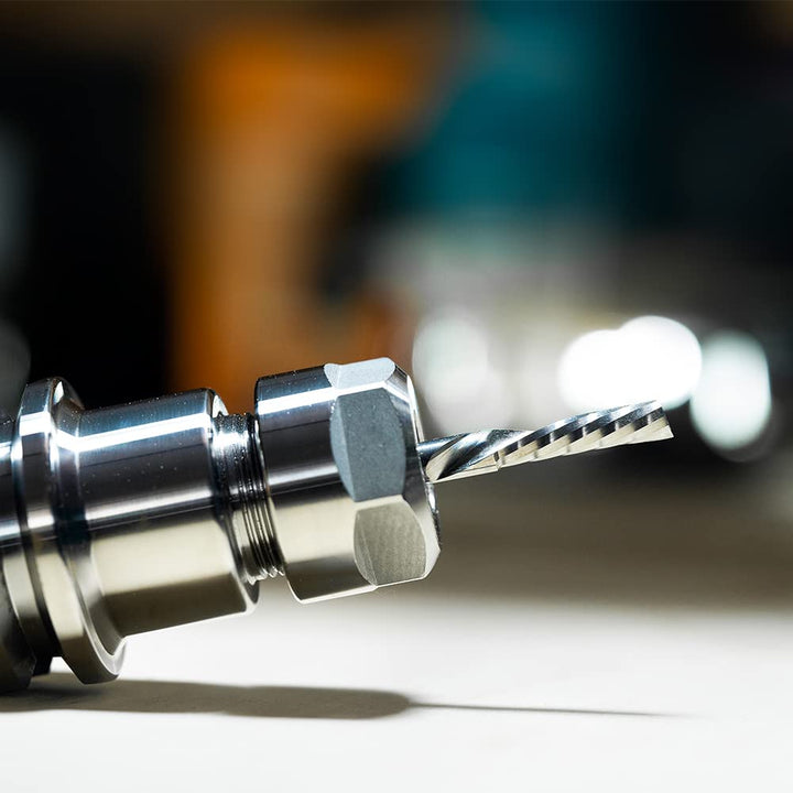 SpeTool Alu Fräser 6mm Schaft Fräser Aluminium Einschneider 22mm Schnittlänge VHM Schaftfräser CNC H