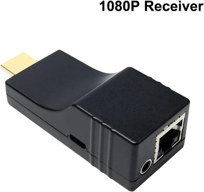 DDMALL ProAV 150M 1080p HDMI Extender Über TCP/IP, Mini Extender Über CAT5e/CAT6 Eins-zu-Eins/Eins-z