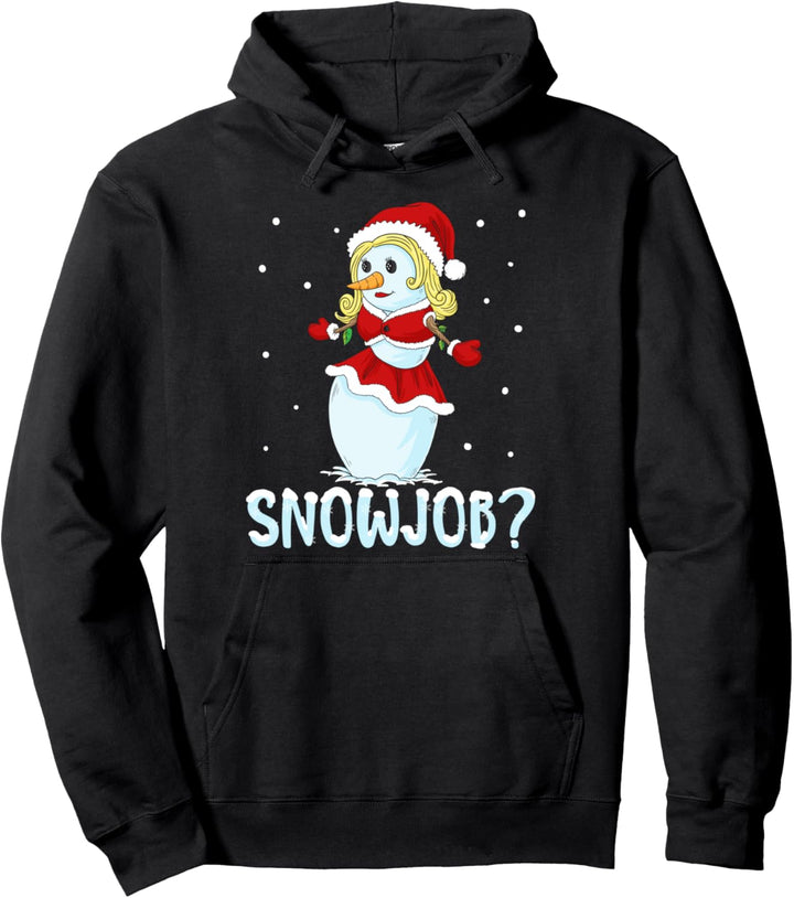 Lustiges Snowjobs Frauen Weihnachtsoutfit Geschenk Pullover Hoodie