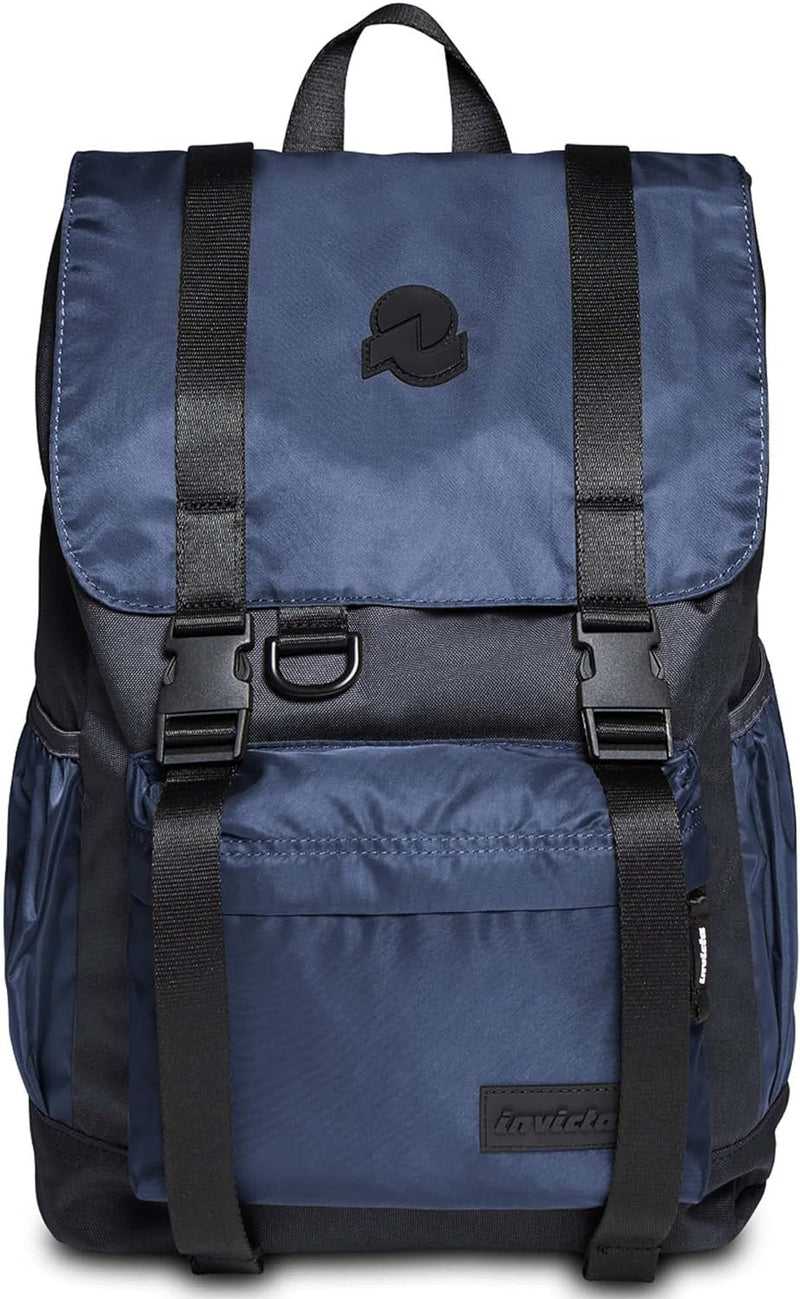 Invicta CHAT SOLID, Rucksack aus nachhaltigem Stoff, Praktisch & Unisex, Leicht, kompakt, mit Laptop