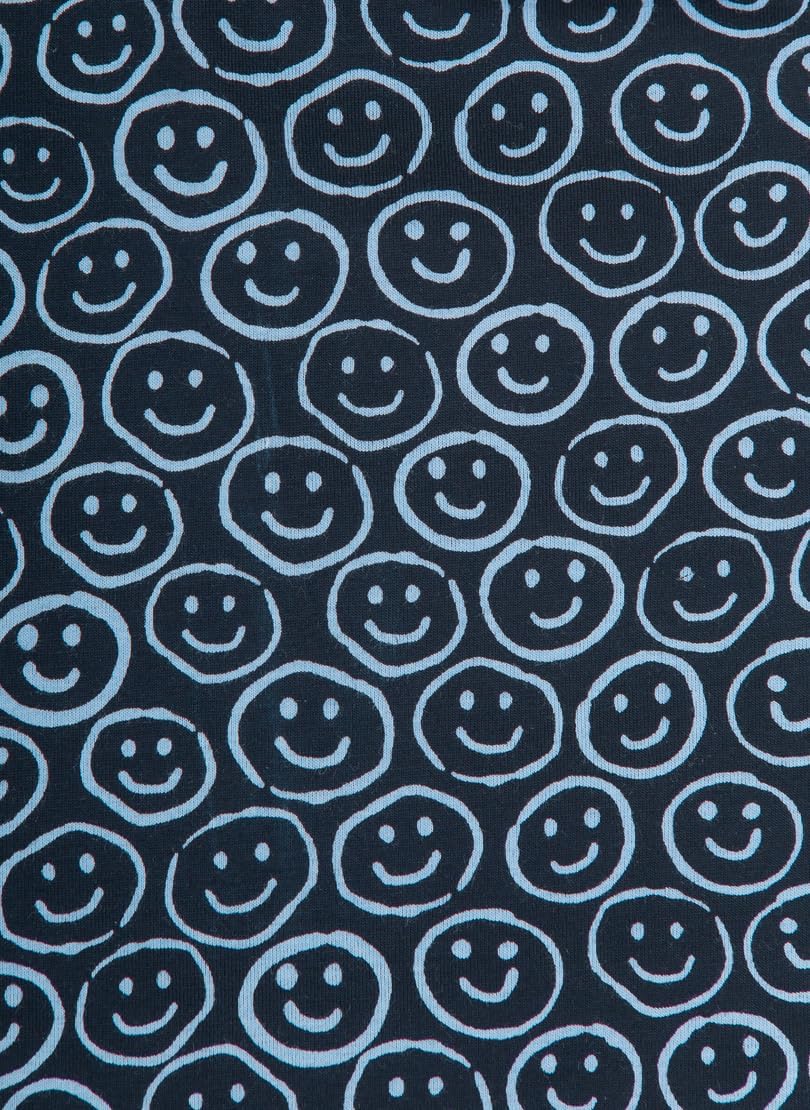 Trigema Boxer-Shorts mit freundlichem Smiley-Muster L Navy, L Navy
