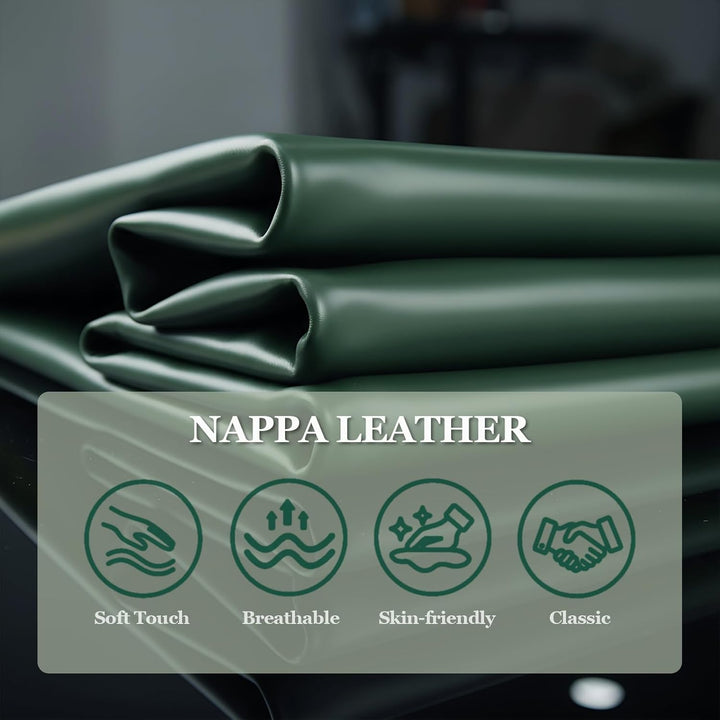 Kofferraum Organizer mit Deckel – Premium NAPPA-Leder, Tragbarer Push-Pull-Griff & Stabile Universal
