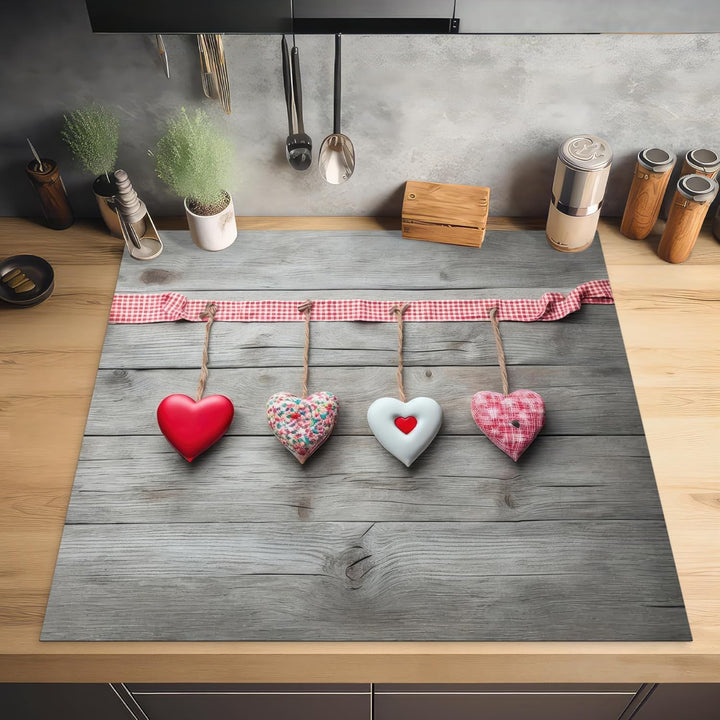 KitchenYeah© Herdabdeckplatte Einteilig Ceranfeld Abdeckplatte für Induktionsschutz Ceranfeldabdecku
