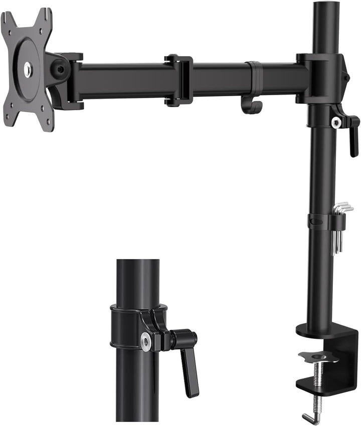 HFTEK Monitor TV Tisch-Halterung Halter Mounts für Bildschirme von 13 bis 34 Zoll – VESA 75/100 (HF2