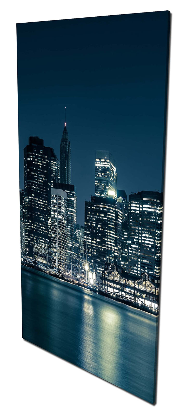 wandmotiv24 Garderobe New York City Hochformat - 55x100 (BxH) - Leinwand Wandgarderobe, inklusive Ga