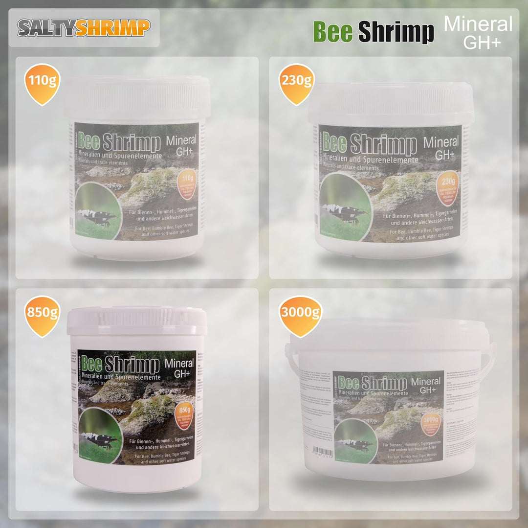 SaltyShrimp - Bee Shrimp Mineral GH+, 850 g 0,85 kg, 0,85 kg