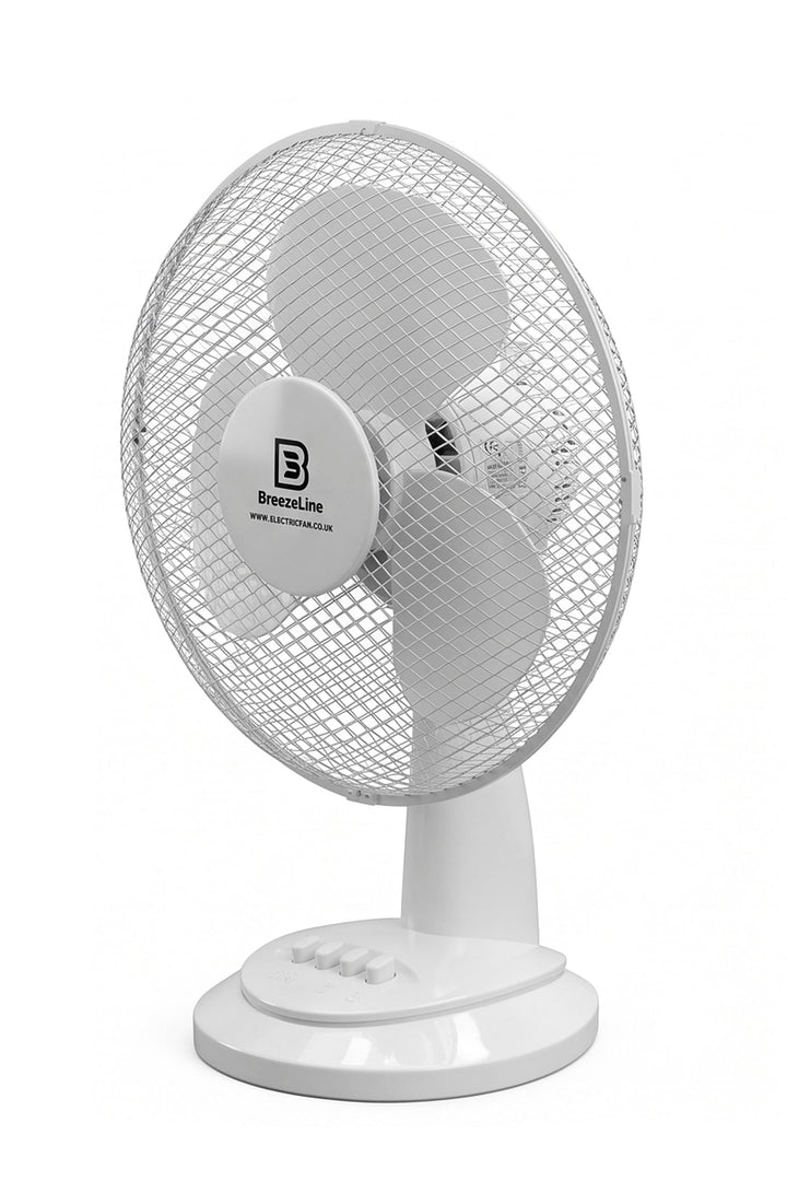 Tischventilator 30 cm mit EnergySilence 3 Geschwindigkeitsmodi 90° Oszillation 40° Neigung hochwerti