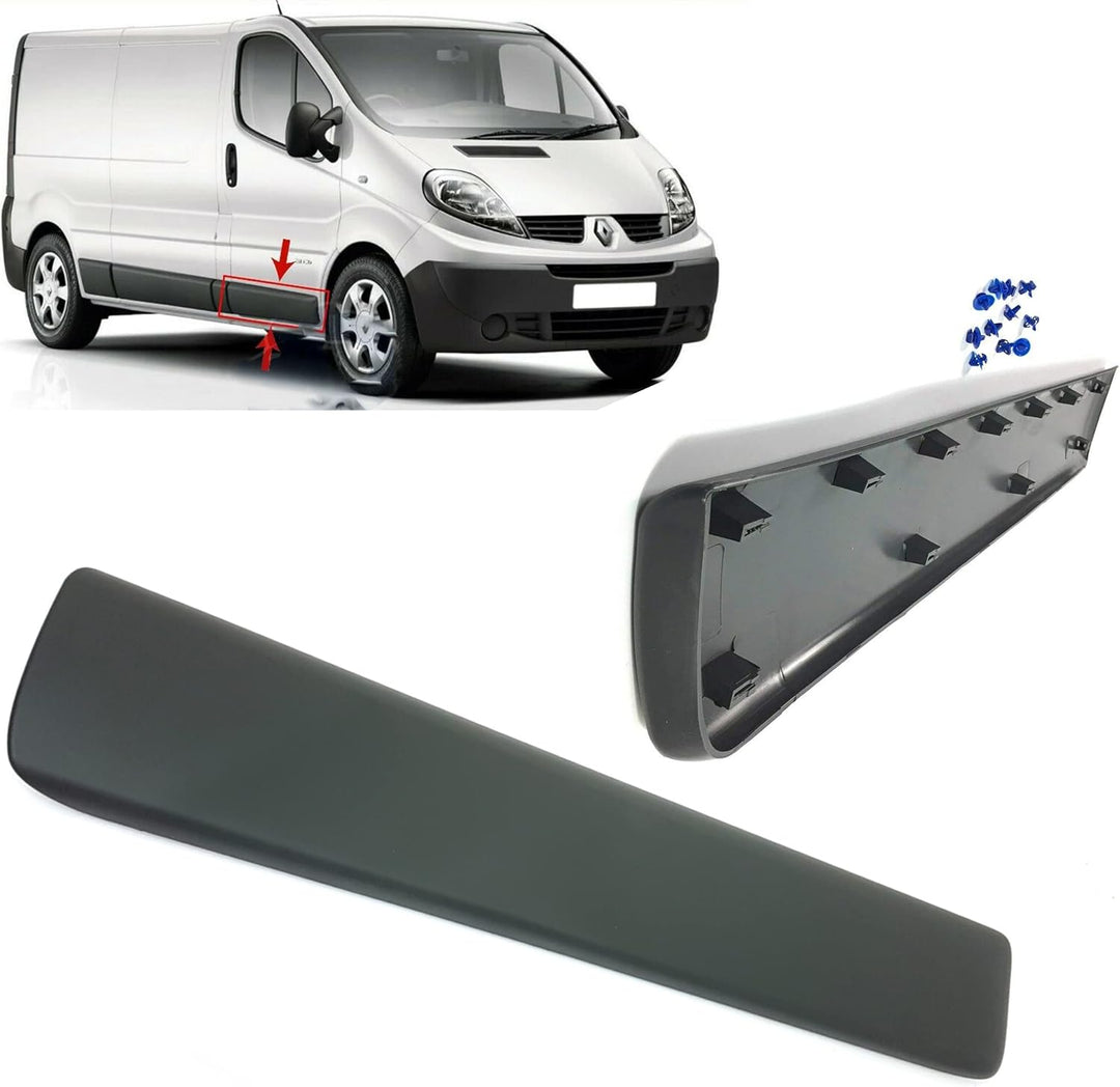 MKAREPART Seitentür Komplettes Zierleisten-Set Rechts Kompatibel mit Vivaro Trafic MK2 Primaster 200