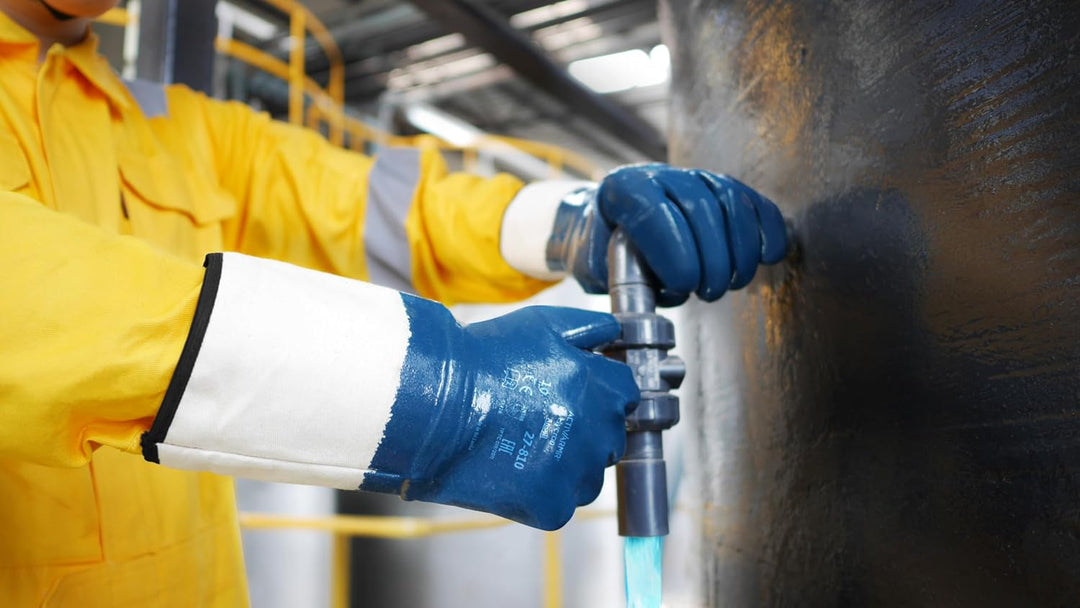 Ansell ActivArmr 27-810 Schwere Arbeitshandschuhe, Schnittfest Nitril-Beschichtung, Hoher Griffsiche