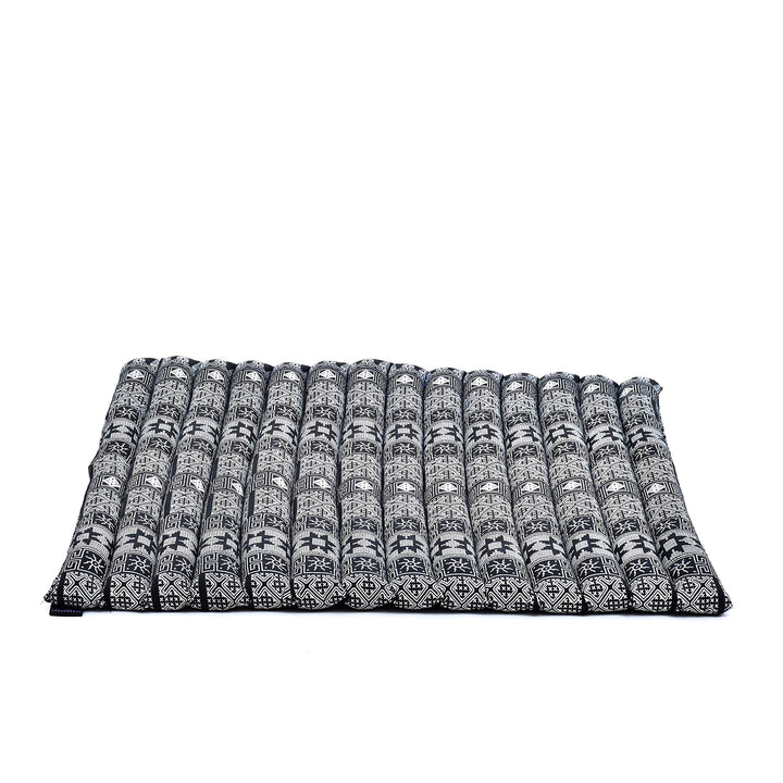 Leewadee Zabuton Rollbare Meditations-Matte Tragbare Sitzmatte Ökologisches Naturprodukt, Kapok, 69