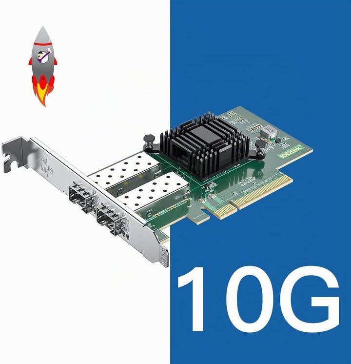 10Gb SFP+ PCI-E Netzwerkkarte NIC, Compare to Intel X520-DA2, with Intel 82599ES Chip, Dual SFP+ Por
