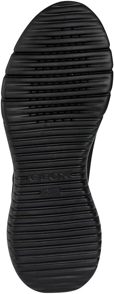 Geox Jungen U Monreale Sneaker 39 EU Schwarz, 39 EU Schwarz