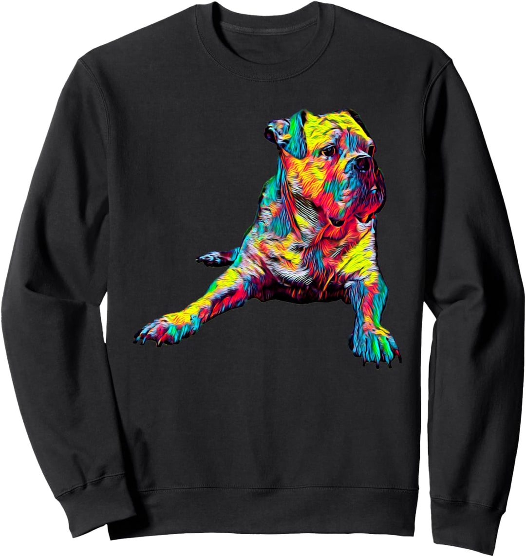 Amerikanischer Bulldogge Hund Sweatshirt